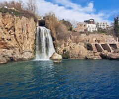 Des chutes d’eau à Antalya en Turquie